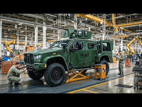 How the JLTV is Built | Inside the Military Vehicle Factory (Full Process)