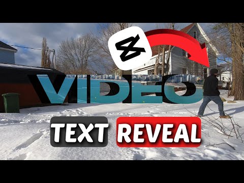 How To Create A Video In Text Reveal Effect In CapCut PC (Detailed Step By Step Tutorial)