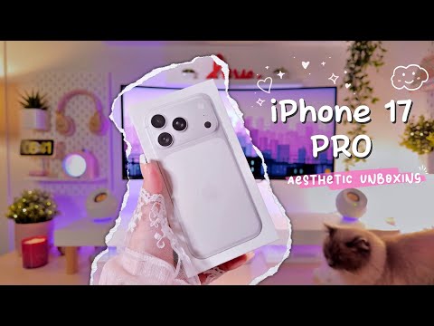 Silver iPhone 17 Pro Unboxing ✨ with Ringke Case Collection