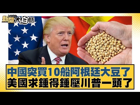 中國突買10船阿根廷大豆了 美國求錘得錘壓川普一頭了【#金臨天下 X #新聞大白話】20250924-6|#李勝峰 #介文汲 #呂禮詩