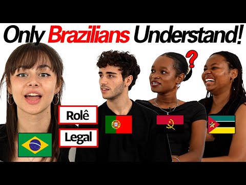 Portuguese Slang Differences! How Different Are They? l Angola, Portugal, Mozambique, Brazil