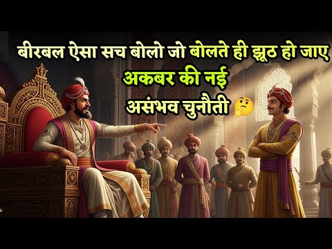 असंभव चुनौती 🤔 अकबर का अजीब सवाल और बीरबल की गजब की बुद्धिमानी | Akbar Birbal story | stories 