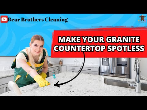 How Professionals Clean Granite Countertops 🧼