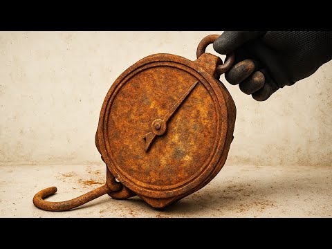 Rusty Hanging Scale Restoration 😱 | Scrap to Brand New Transformation