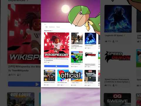 i speedran @wikipedia in roblox