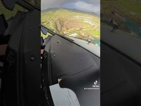 360 view Landing at Aeroporto de La Palma