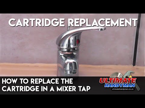 How to replace the cartridge in a mixer tap
