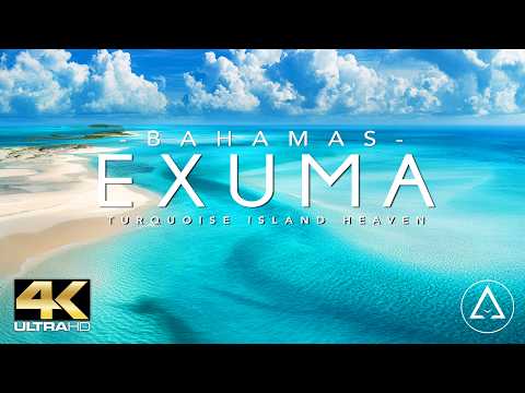 Exuma β Bahamas in 4K Drone Footage | Tropical Island Landscapes