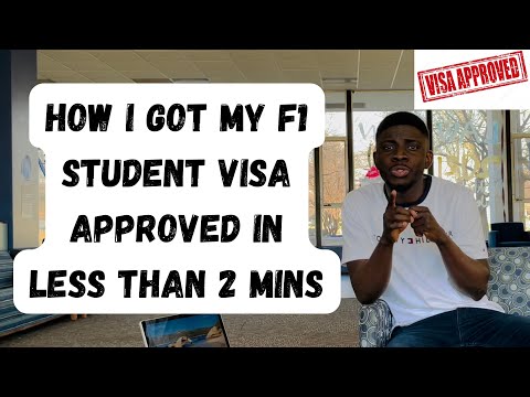 How I Got My F1 VISA Approved in Less Than 2 Mins||F1 VISA Interview Experience|🇺🇸🇺🇸