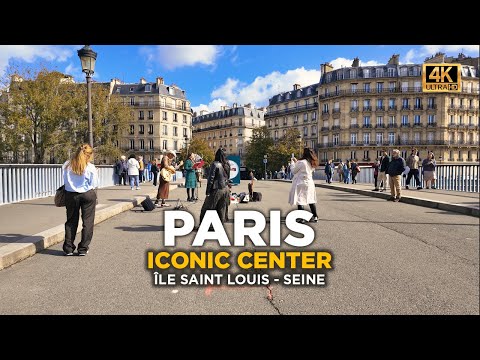PARIS WALK - The Perfect Sunday Stroll: Relaxation and Hidden Charm on Île Saint-Louis (4K)