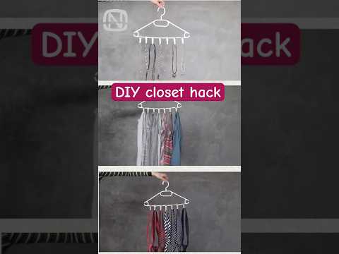 DIY Multi-Functional Hanger Hack! 🔥