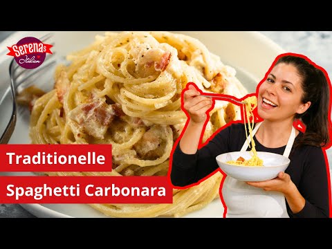 Cremige Spaghetti Carbonara – authentischer Genuss in Minuten 🍝🇮🇹 | So isst Italien Rezept