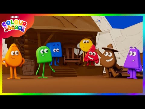 Camp Colourblock! 🏕️ | Exploring Colours in the Great Outdoors for Kids | @colourblocks