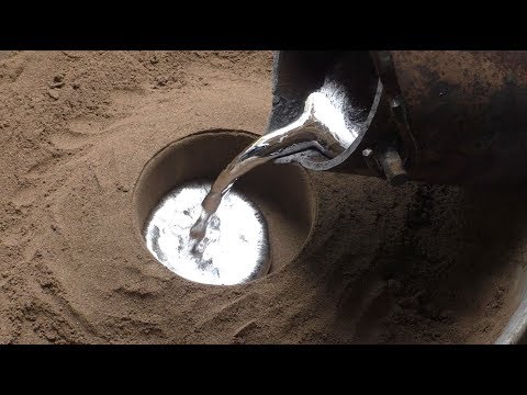 Простейшая формовочная смесь для литья алюминия. Molding mixture for casting aluminum