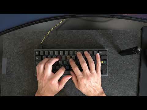 Wooting 60HE - Tofu 60 Meteorite Gray Sound Test