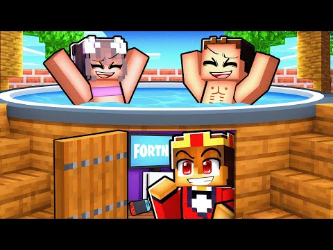 Ich habe mein Fan Mädchen bei einer POOLPARTY ausspioniert in Minecraft!