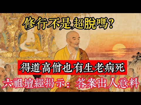 得道高僧也有生老病死，修行不是超脫嗎？六祖壇經揭示：答案出人意料！#立地成佛#念佛修行#因果正見#修行障礙化解#生死因果#佛学#佛教