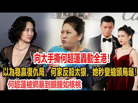 復仇終爆發！向太手撕何超蓮轟動全港！以為稳赢復仇局，何家反殺太狠，她秒變縮頭烏龜！#明星 #娛樂 #明星