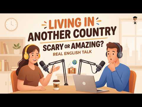 Easy English Podcast for Beginners | Living in Another Country | A2 Level #EnglishPodcast