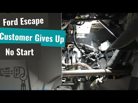 Ford Escape: Customer Threw In The Towel - No Start, No Crank