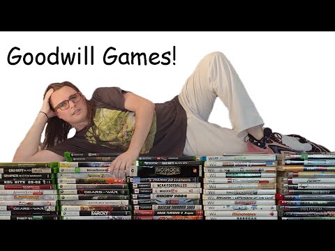 Playing the games I bought at Goodwill