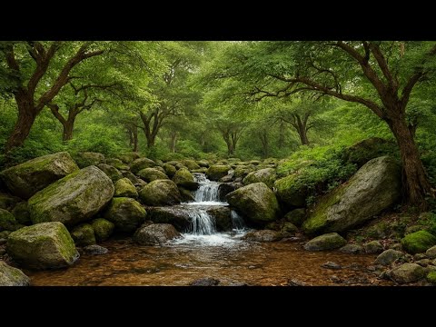 Nature Sounds for Sleeping, Forest Stream and Birds, ASMR - 1 Hours