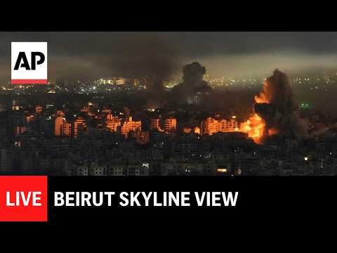 LIVE: Beirut skyline as Israel intensifies attacks on Lebanon