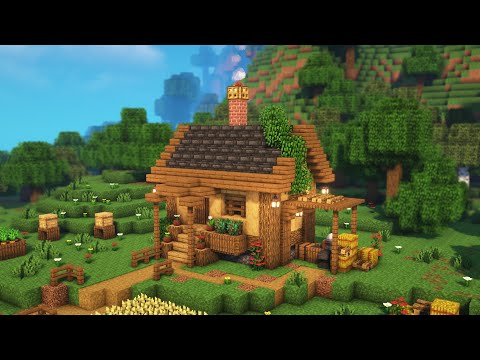 Perfect Starter Survival House in Minecraft (Simple & Cozy) #howtobuild #tutorial