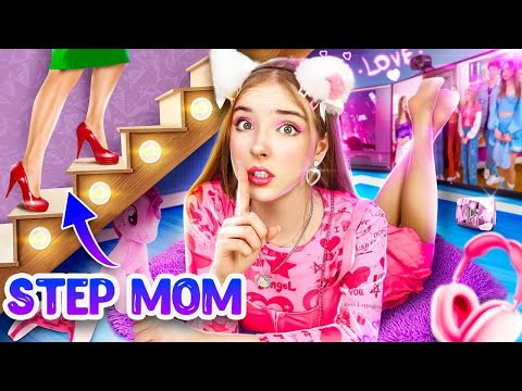 Как Спрятаться От Мамы В Секретной Комнате || Хорошая Мама VS Плохая Мама