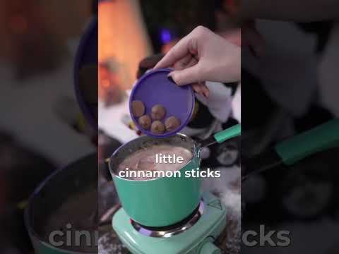 making hot chocolate with N but it's ASMR #shorts