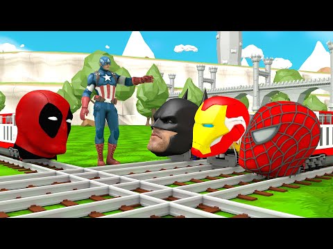 【踏切アニメ】あぶない電車 3 TRAIN - 3 Minutes 🚦 Fumikiri 3D Railroad Crossing Animation #2