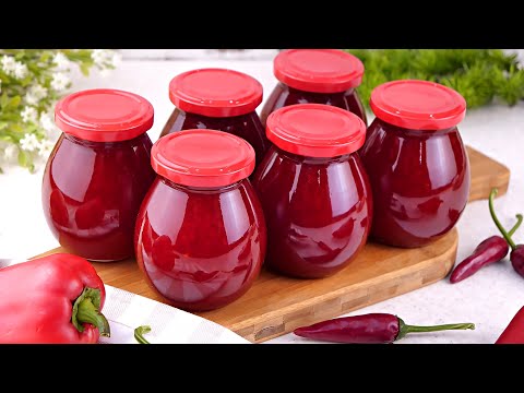 🌶️ Unusual jam made from sweet and hot peppers - a piquant addition for sophisticated gourmets!