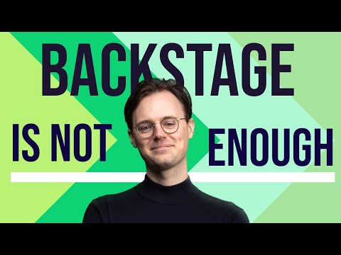 Backstage is not enough to build your platform