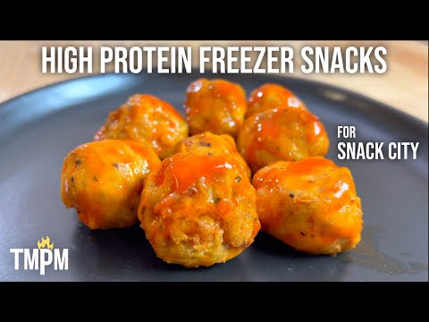 This High Protein Snack Belongs in Snack City in Your Freezer | Chicken Meatballs