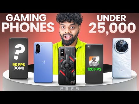 Best Gaming Phones Under ₹25000 – 90FPS vs 120FPS , Winners &amp; Skips!