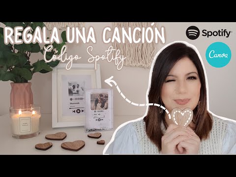 ⭐️ Cómo obtener el código de una canción en SPOTIFY ⭐️ para regalar! Con Canva