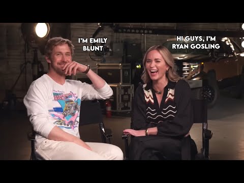 Ryan Gosling and Emily Blunt being Ryan and Emily for 8 minutes