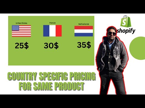 How To Show Different Prices For Different Countries - Shopify