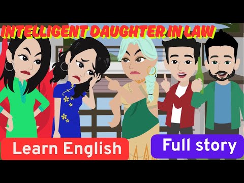 Intelligent daughter in law Full story| English story| Animation story with subtitle| Learn English.