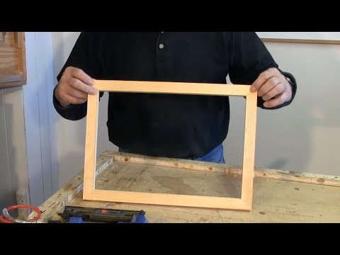 Making Picture Frames with a Sliding Mitre Saw - A woodworkweb.com woodworking video