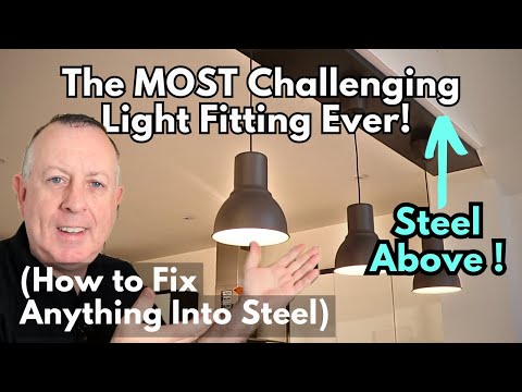 Challenging DIY: Installing Kitchen Pendant Lights into Steel