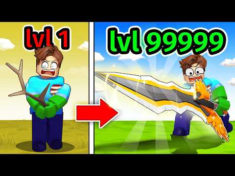 Upgrading NOOB to GOD Sword in Roblox!