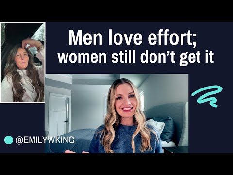 A man praises his lady for doing things for him; other women hate it