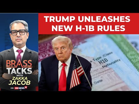 Donald Trump Unveils Tough New H-1B Rules Amid Immigration Policy Shift | #brasstacks | News18