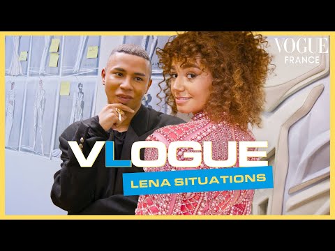 Lena Situations Goes Inside Balmain Fashion House With Olivier Rousteing | Vlogue | Vogue France