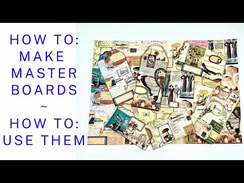 HOW TO MAKE A MASTERBOARD AND HOW TO USE THEM - UPDATED 28-09-22