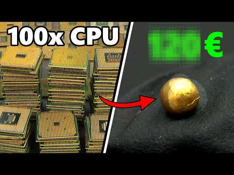 How much gold do you get from 100 processors? [𝟰𝗞] | JJChemistry