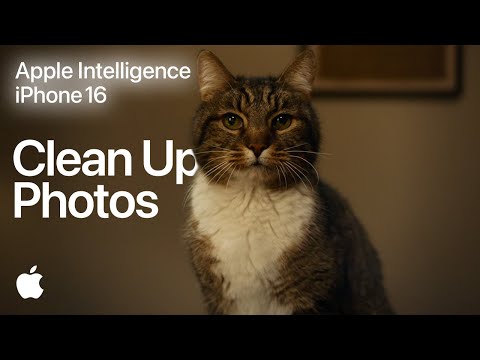 Apple Intelligence | Clean Up Photos: Cat | iPhone 16