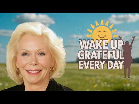 Wake Up Grateful Every Day | Louise Hay Morning Affirmation Meditation for Abundance & Peace