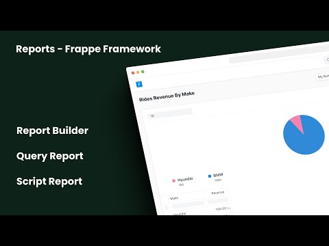 Making Reports in Frappe Framework/ERPNext: Builder, Query Report & Script Reports!